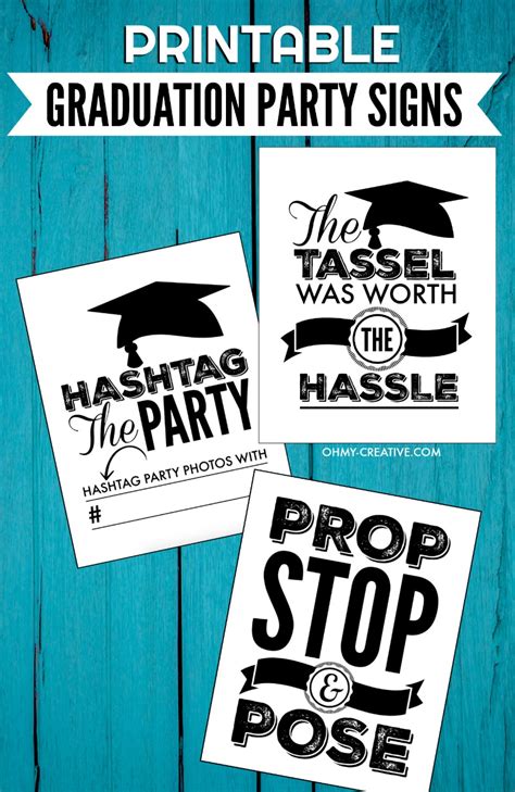 free graduation party printables|free printable preschool graduation signs.